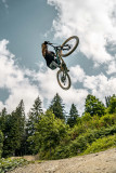 Piste VTT la Serpentine du Bike Park de Châtel
