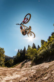 Piste VTT la Serpentine du Bike Park de Châtel