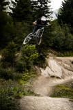 Piste VTT la Serpentine du Bike Park de Châtel