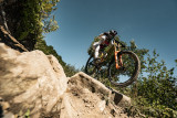 Piste VTT Haute Tension du Bike Park de Châtel