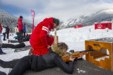 Séance de biathlon