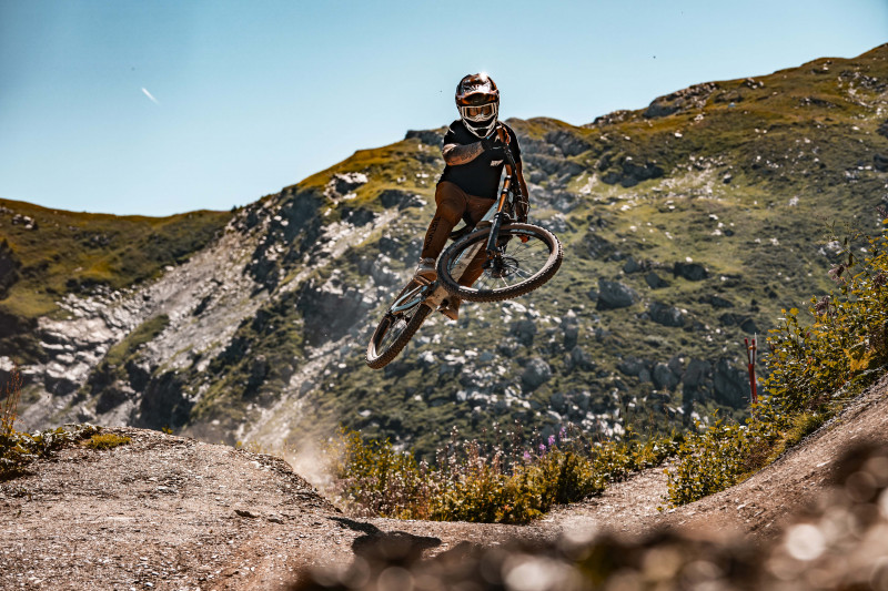 Piste VTT la Vink line- Partie Supérieure