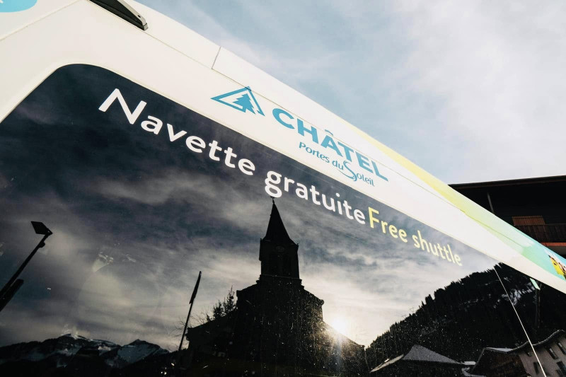 Close-up navette électrique