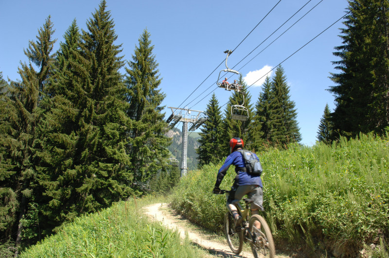 VTT dans les Portes du Soleil