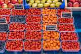 Fruits et légumes sur le marché de Châtel