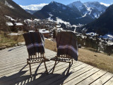 Vue depuis la terrasse - Chalet les Loups