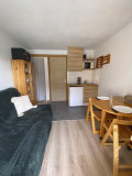 Living room and kitchen