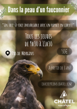 In de huid van een valkenier_Châtel