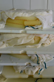 Fromage Abondance AOP en cours de fabrication