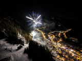 New year's eve fire works!_Châtel