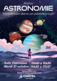 Atelier astronomie : immersion dans un planétarium_Châtel