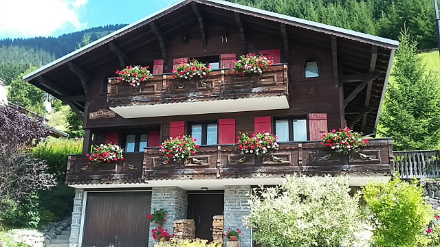 Le chalet en été