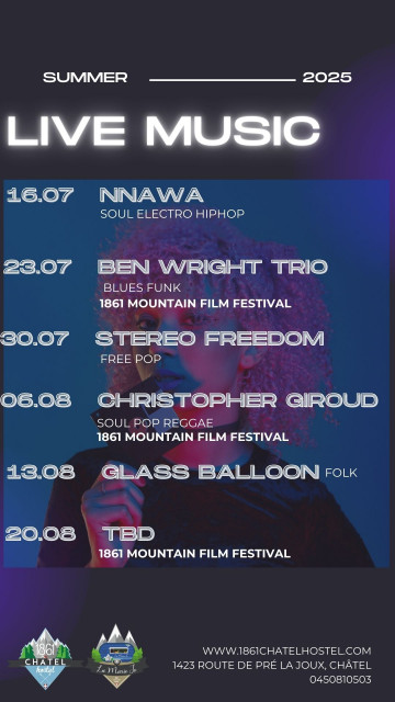 Affiche des concerts