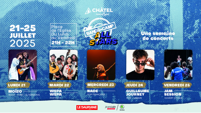 Bands-Camp All Stars Concerten_Châtel