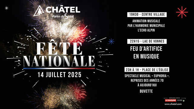 Bastille day celebration_Châtel