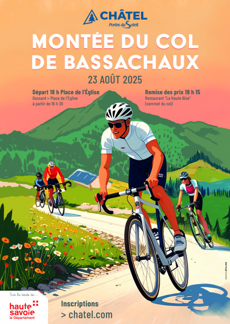 Beklimming van de Col du Bassachaux_Châtel
