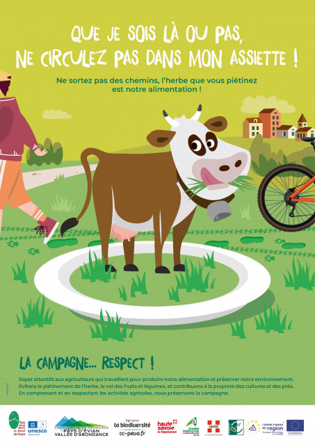 Affiche pour le Stand de sensibilisation espaces naturels & agricoles_Châtel