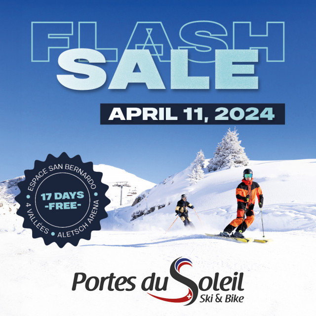 Portes du Soleil Season ski passes flash sale