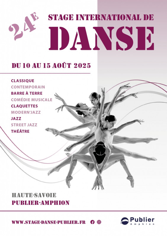 Spectacle : démonstrations publiques des stagiaires - Stage International de Danse Publier