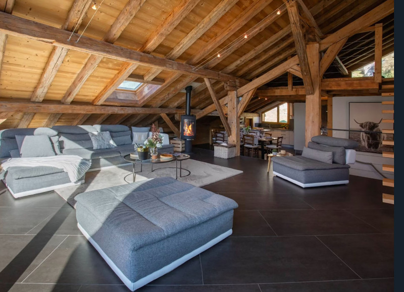 Salon_cheminée_Chalet Wanderlust_Châtel