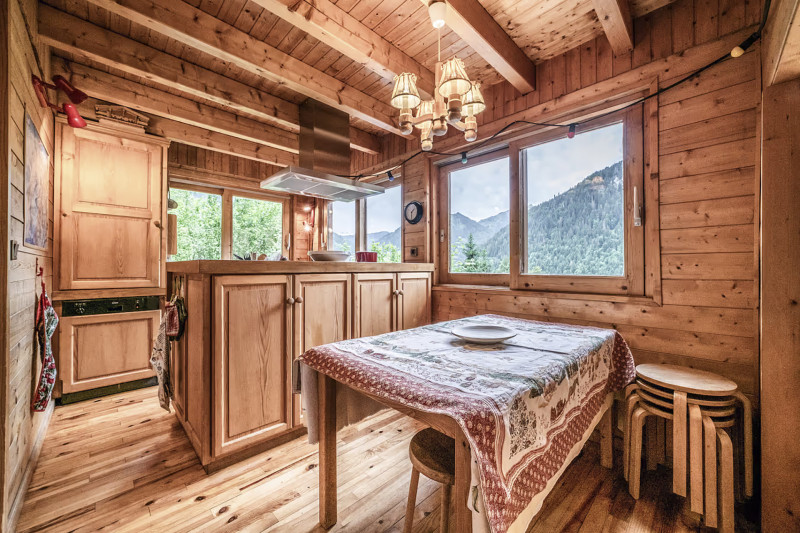 Espace repas -Chalet la Rissole