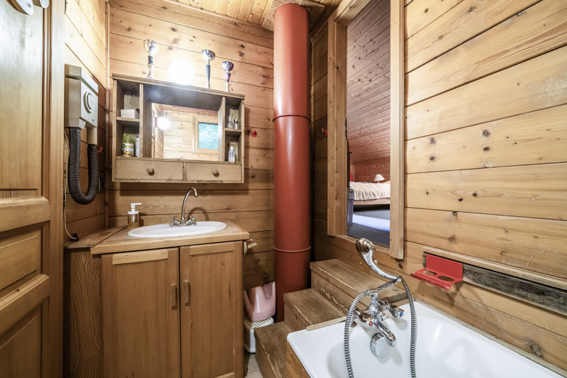 Salle de bains -Chalet la Rissole