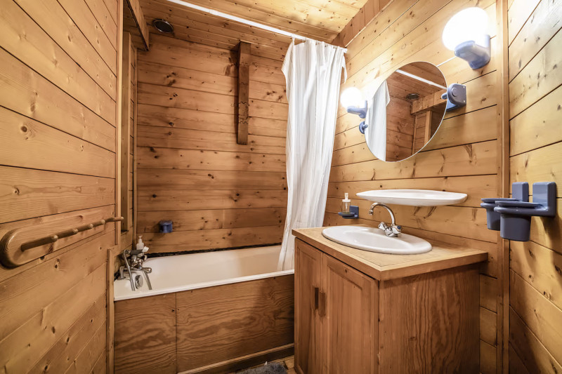 Salle de bains -Chalet la Rissole