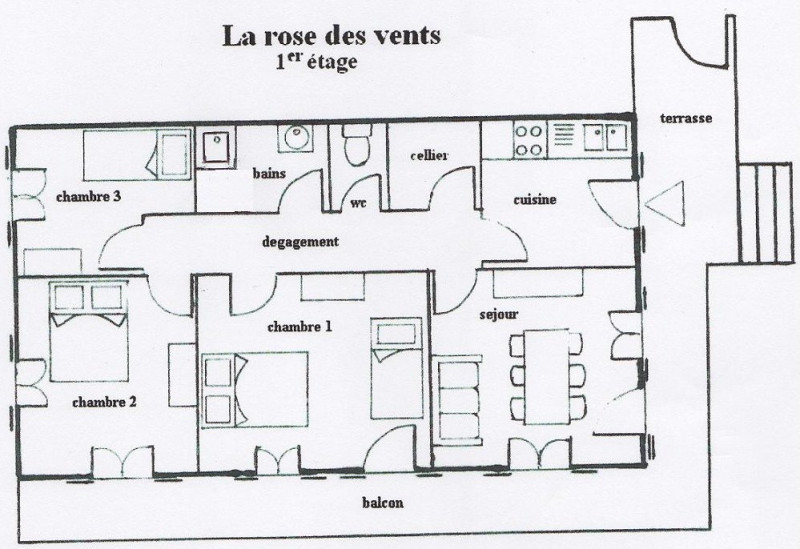4 pièces - Rose des Vents
