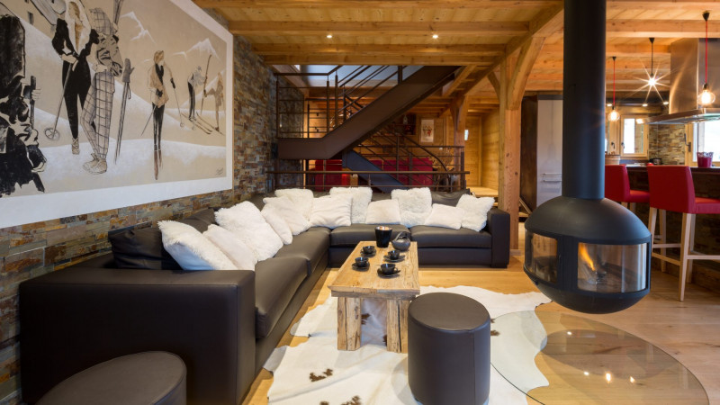 Salon - Chalet Joyau des Neiges