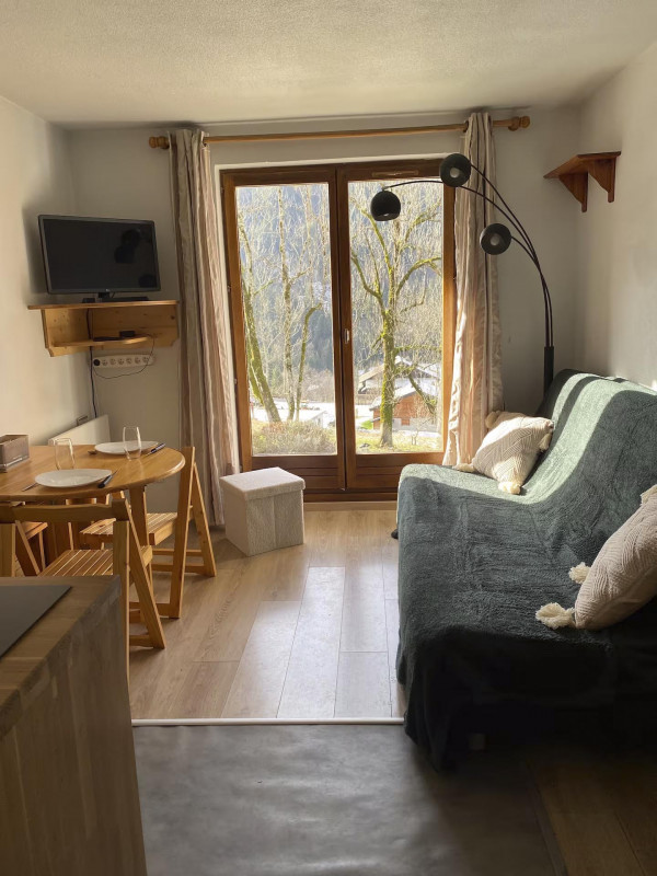 Living room with view