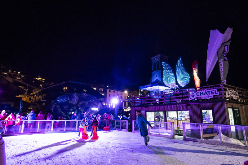 New year's eve fire works!_Châtel